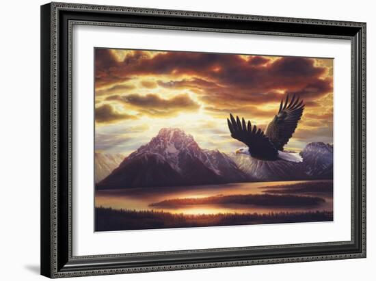 Sacred Vigil-R.W. Hedge-Framed Giclee Print