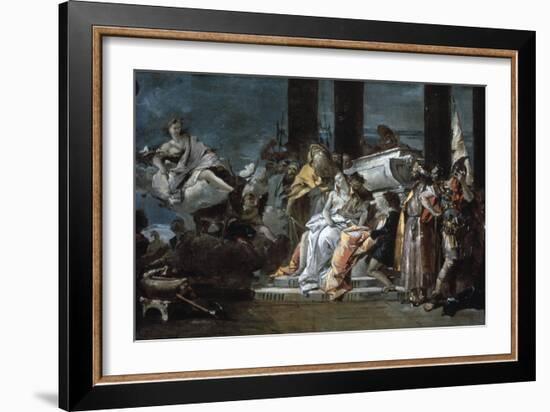 Sacrifice of Iphigenia, 1735-Giovanni Battista Tiepolo-Framed Giclee Print