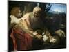 Sacrifice of Isaac, 1603-04 circa (Oil on Canvas)-Michelangelo Merisi da Caravaggio-Mounted Giclee Print