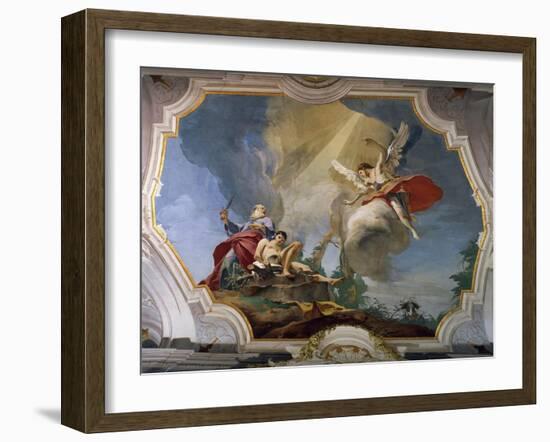 Sacrifice of Isaac, 1726-1728-Giambattista Tiepolo-Framed Giclee Print