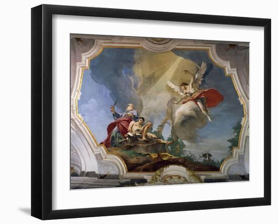 Sacrifice of Isaac, 1726-1728-Giambattista Tiepolo-Framed Giclee Print