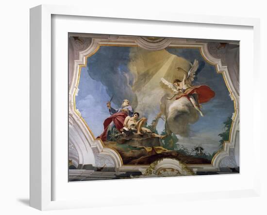 Sacrifice of Isaac, 1726-1728-Giambattista Tiepolo-Framed Giclee Print