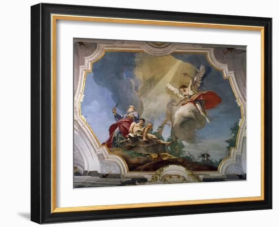 Sacrifice of Isaac, 1726-1728-Giambattista Tiepolo-Framed Giclee Print