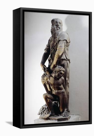 Sacrifice of Isaac-Donatello-Framed Premier Image Canvas