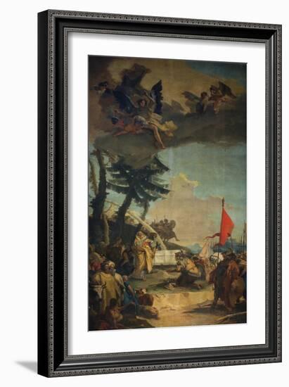 Sacrifice of Melchizedek-Giambattista Tiepolo-Framed Giclee Print