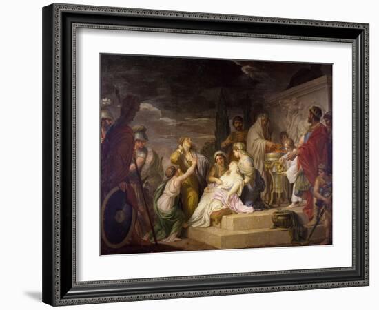 Sacrifice of Polyxena-Domenico Corvi-Framed Giclee Print