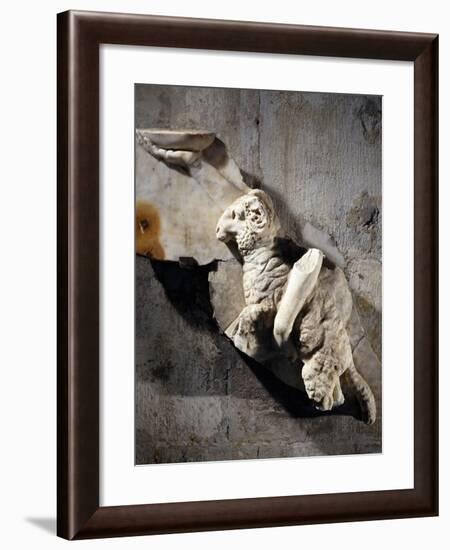 Sacrifice of Ram Relief Related to Cult of Cybele-null-Framed Giclee Print
