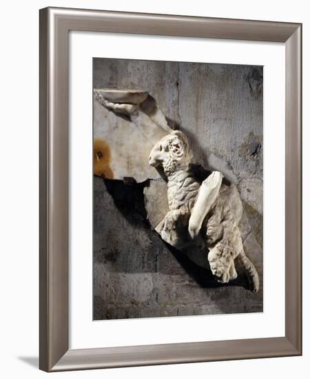 Sacrifice of Ram Relief Related to Cult of Cybele-null-Framed Giclee Print