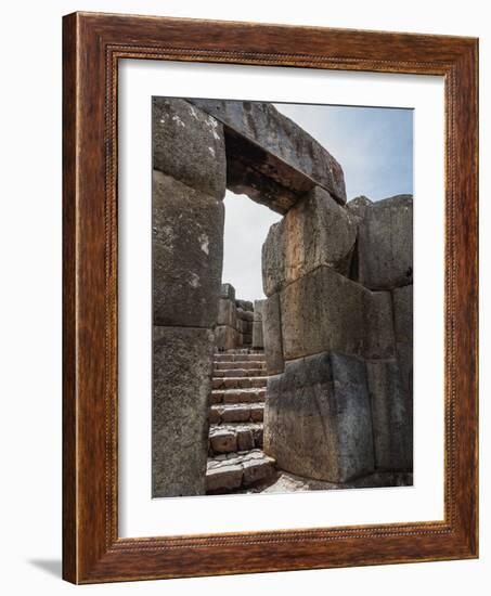 Sacsayhuaman Ruins, Cusco Region, Peru, South America-Karol Kozlowski-Framed Photographic Print