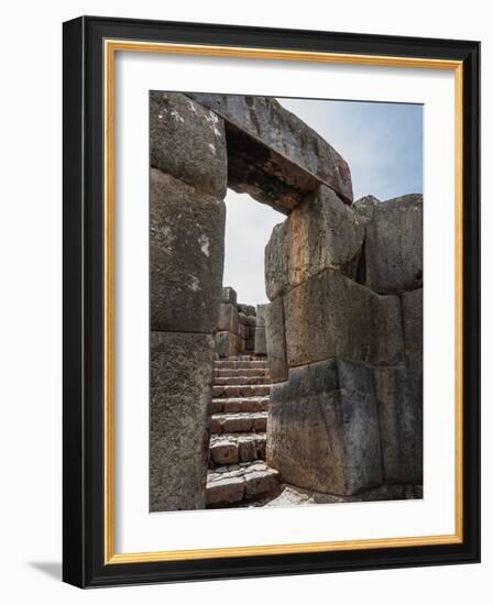 Sacsayhuaman Ruins, Cusco Region, Peru, South America-Karol Kozlowski-Framed Photographic Print