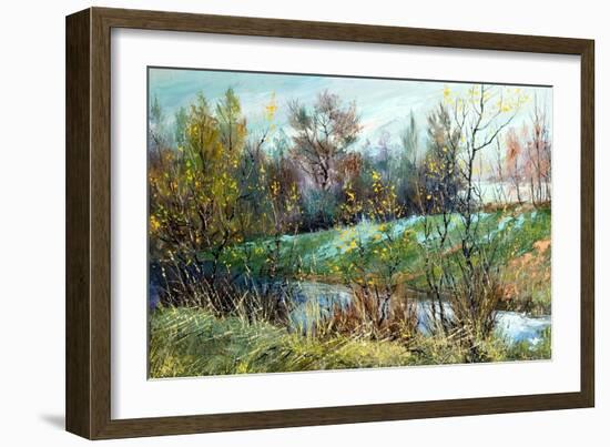 Sad Autumn Landscape-balaikin2009-Framed Art Print