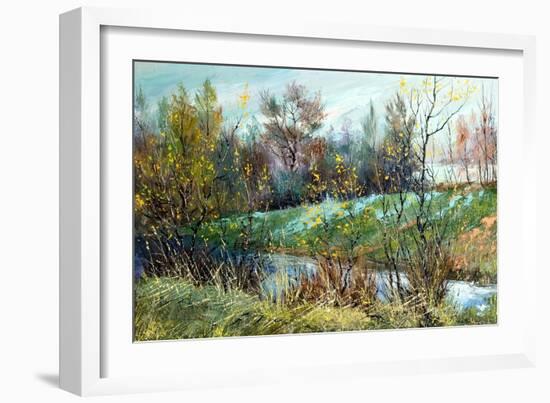 Sad Autumn Landscape-balaikin2009-Framed Art Print