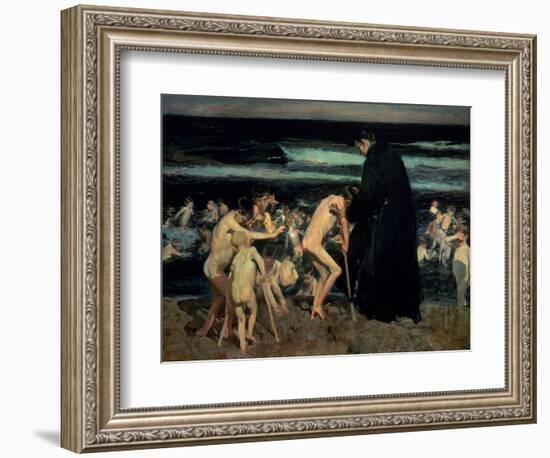 Sad Inheritance-Joaquín Sorolla y Bastida-Framed Giclee Print