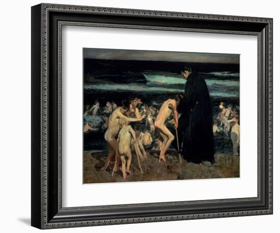 Sad Inheritance-Joaquín Sorolla y Bastida-Framed Giclee Print