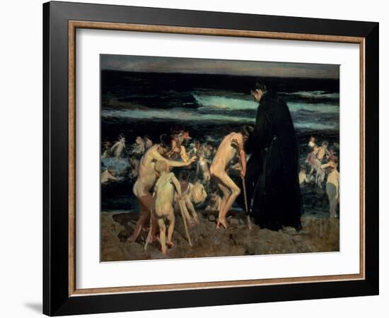 Sad Inheritance-Joaquín Sorolla y Bastida-Framed Giclee Print