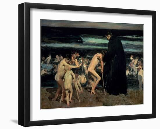 Sad Inheritance-Joaquín Sorolla y Bastida-Framed Giclee Print