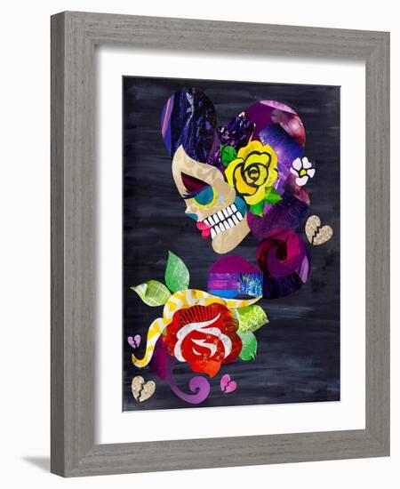 Sad Skull-Artpoptart-Framed Giclee Print