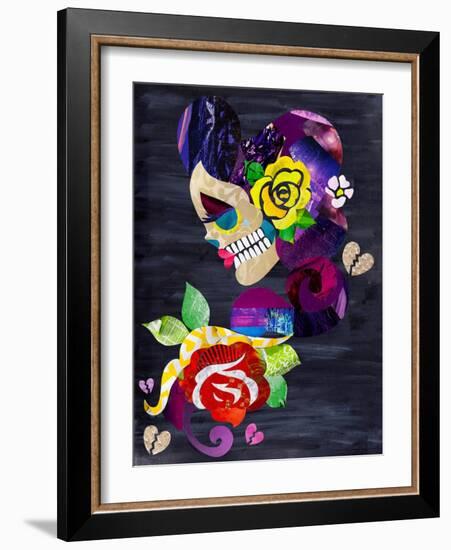 Sad Skull-Artpoptart-Framed Giclee Print