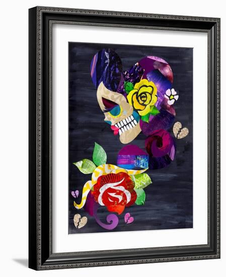 Sad Skull-Artpoptart-Framed Giclee Print