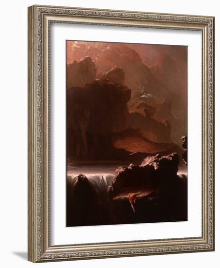 Sadak in Search of the Waters of Oblivion, 1812-John Martin-Framed Giclee Print