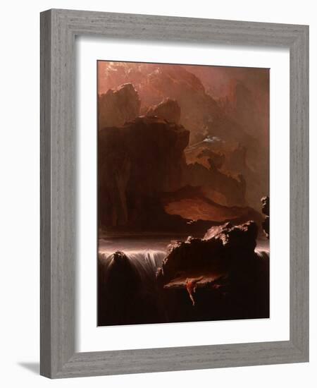 Sadak in Search of the Waters of Oblivion, 1812-John Martin-Framed Giclee Print