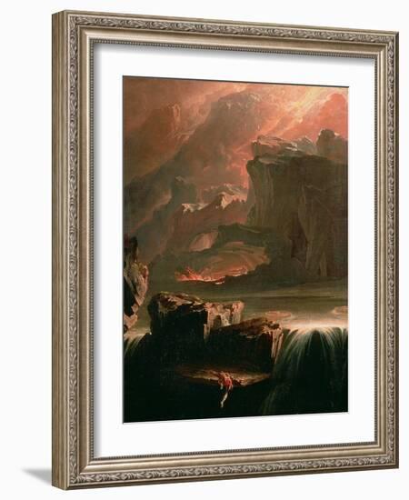 Sadak in Search of the Waters of Oblivion, 1812-John Martin-Framed Giclee Print