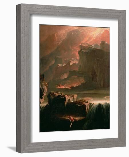 Sadak in Search of the Waters of Oblivion, 1812-John Martin-Framed Giclee Print