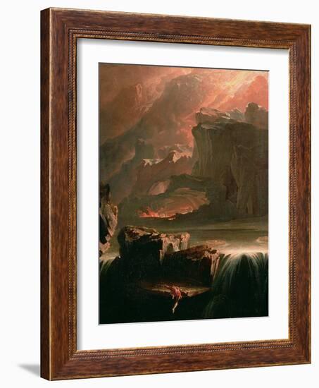 Sadak in Search of the Waters of Oblivion, 1812-John Martin-Framed Giclee Print