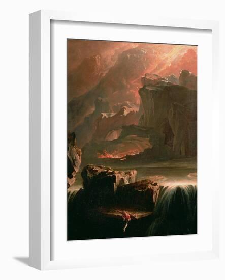 Sadak in Search of the Waters of Oblivion, 1812-John Martin-Framed Giclee Print