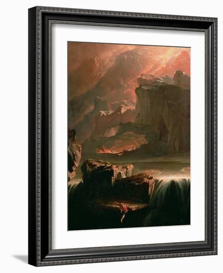 Sadak in Search of the Waters of Oblivion, 1812-John Martin-Framed Giclee Print