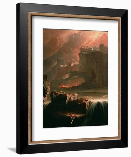 Sadak in Search of the Waters of Oblivion, 1812-John Martin-Framed Giclee Print