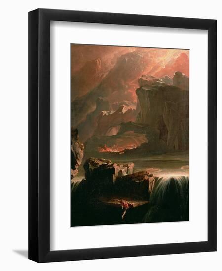 Sadak in Search of the Waters of Oblivion, 1812-John Martin-Framed Giclee Print