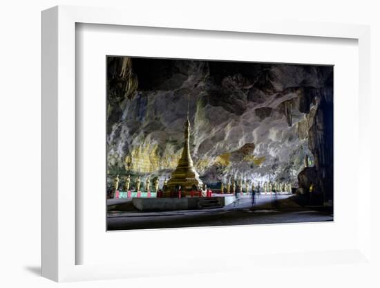 Saddar Cave, Hpa An, Kayin State (Karen State), Myanmar (Burma), Asia-Nathalie Cuvelier-Framed Photographic Print