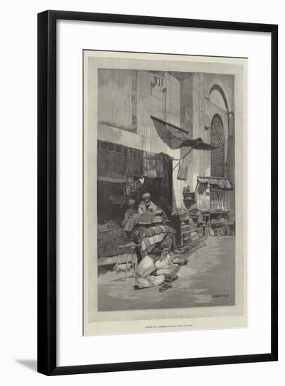 Saddle and Harness Maker's Shop at Cairo-Charles Auguste Loye-Framed Giclee Print