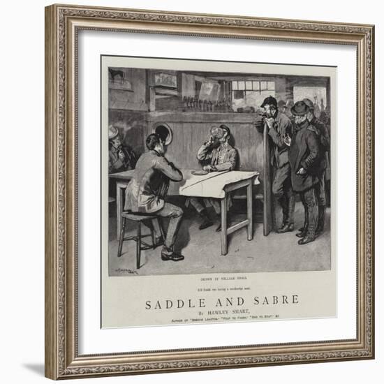 Saddle and Sabre-William Small-Framed Giclee Print