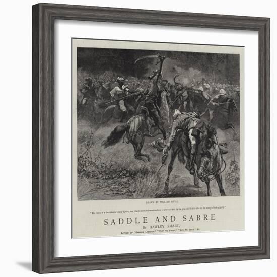 Saddle and Sabre-William Small-Framed Giclee Print