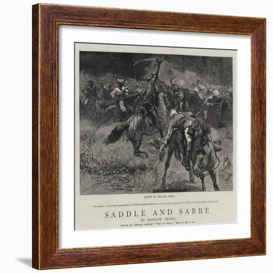 Saddle and Sabre-William Small-Framed Giclee Print