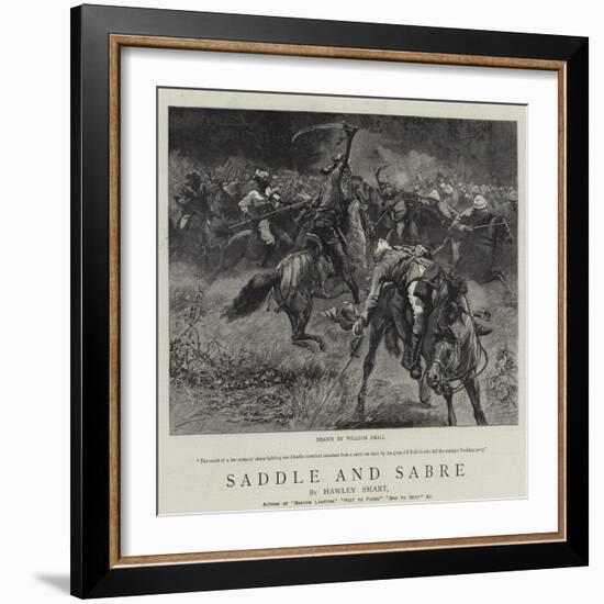 Saddle and Sabre-William Small-Framed Giclee Print