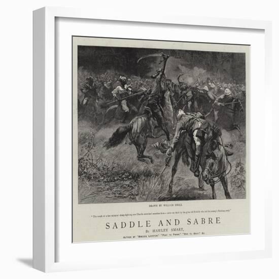 Saddle and Sabre-William Small-Framed Giclee Print