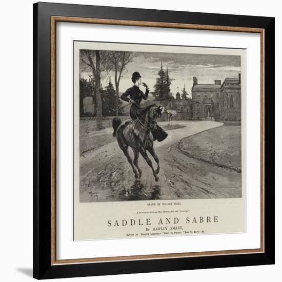 Saddle and Sabre-William Small-Framed Giclee Print