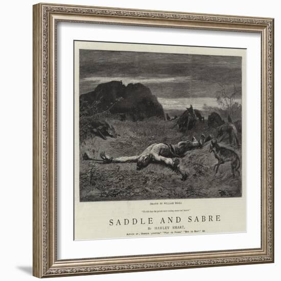 Saddle and Sabre-William Small-Framed Giclee Print