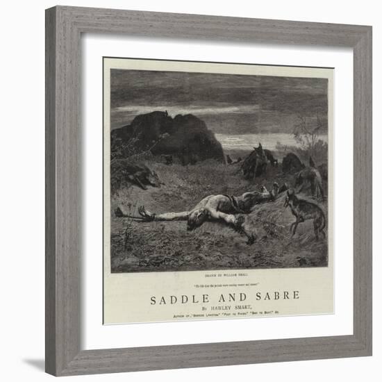 Saddle and Sabre-William Small-Framed Giclee Print