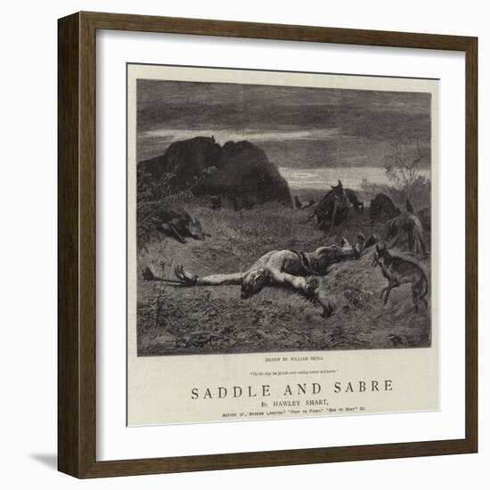 Saddle and Sabre-William Small-Framed Giclee Print