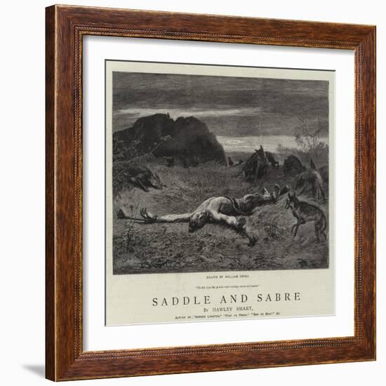 Saddle and Sabre-William Small-Framed Giclee Print