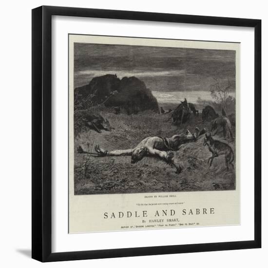 Saddle and Sabre-William Small-Framed Giclee Print