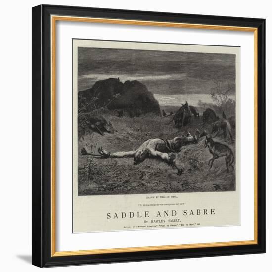 Saddle and Sabre-William Small-Framed Giclee Print