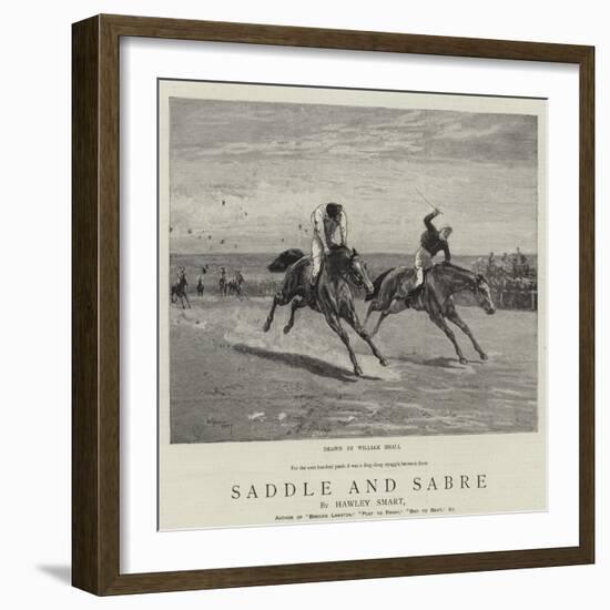 Saddle and Sabre-William Small-Framed Giclee Print