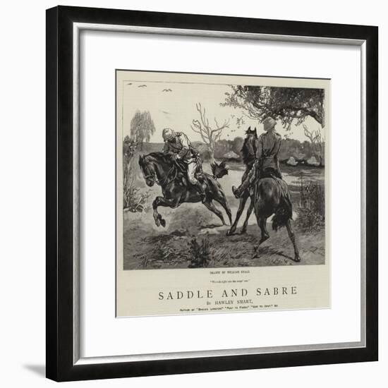 Saddle and Sabre-William Small-Framed Giclee Print