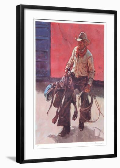 Saddle Broken-Duane Bryers-Framed Limited Edition