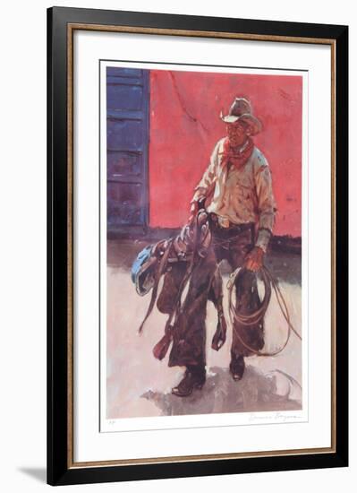 Saddle Broken-Duane Bryers-Framed Limited Edition